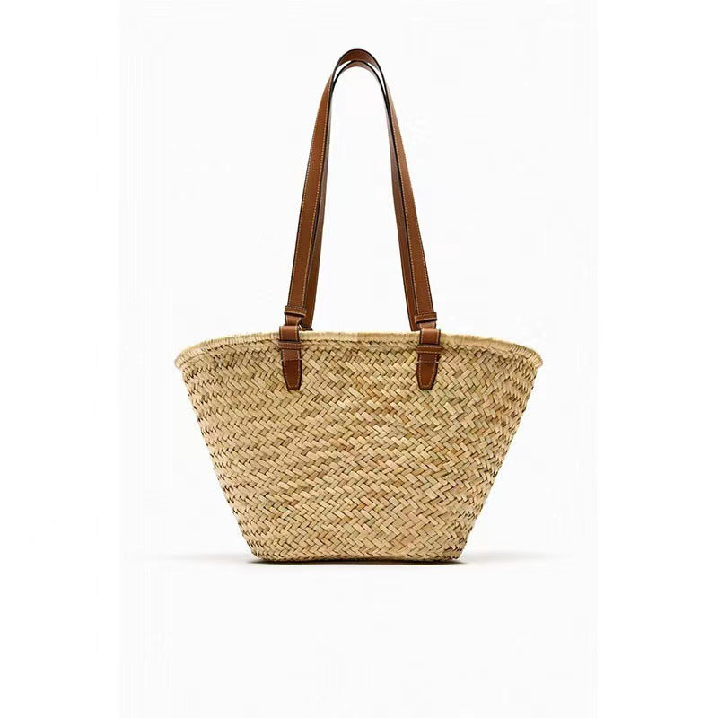 Elegant Braided Beach Bag Bowlift