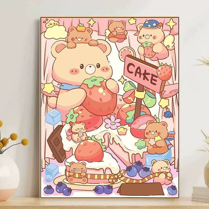 Cute Cartoon Dessert-Themed Wall Art Bowlift