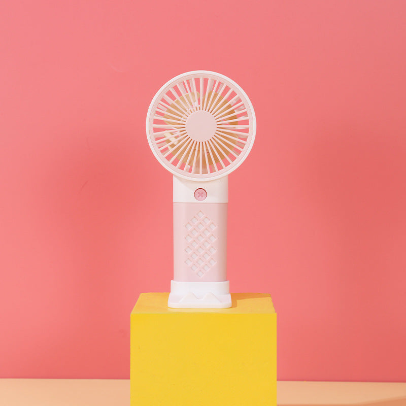 Women Portable Hand Fan with Ergonomic Handle and Adjustable Tilt Angle Bowlift