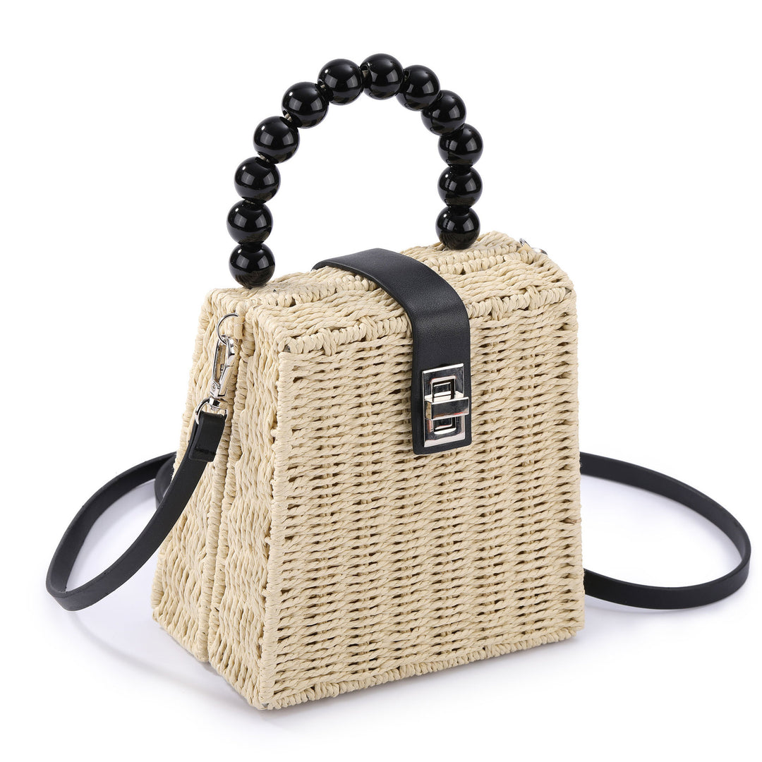 Women's Designer Basket Bag with Unique Grip Bowlift