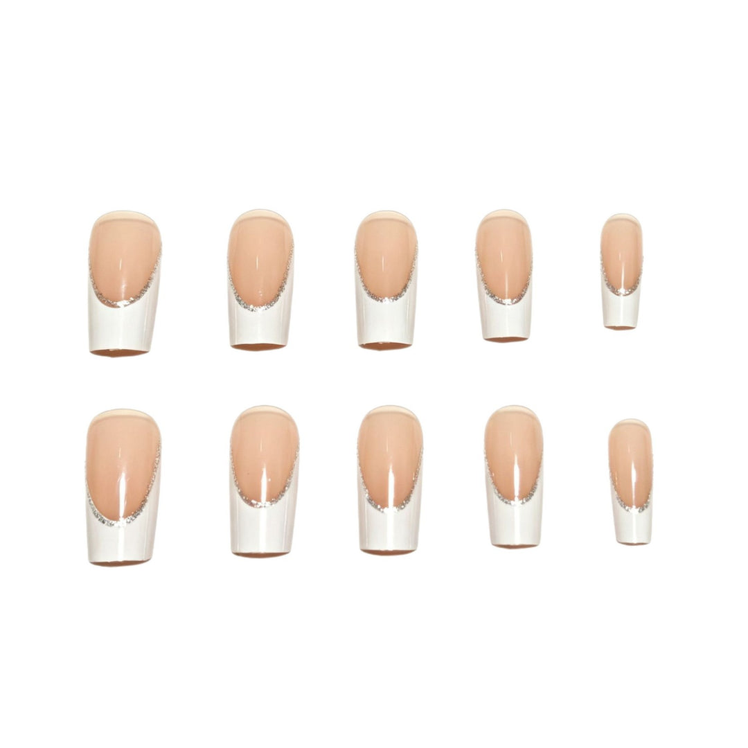 French Tip Gel Nail Art Extensions Bowlift