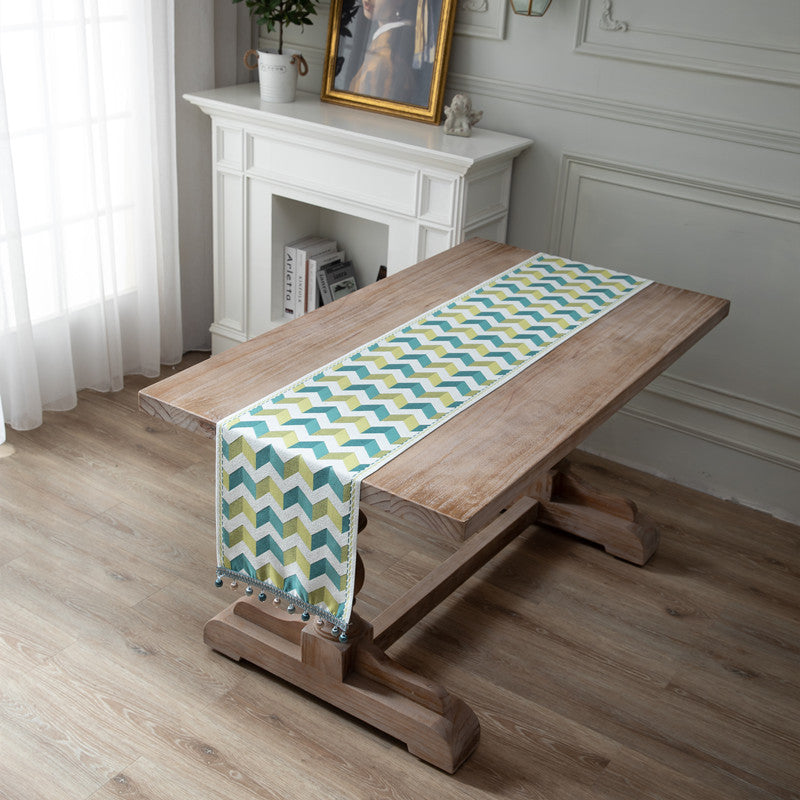 Geometric Patterned Table Runner