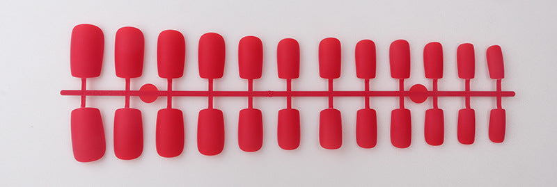 Matte Finish Long Stiletto Press-On Nails Bowlift