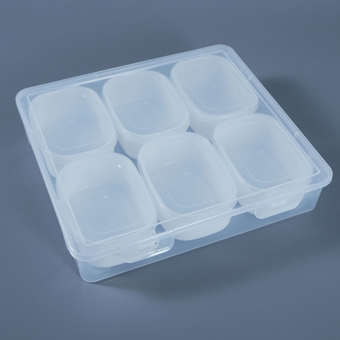 Multi-Functional Clear Craft Storage Container Bowlift