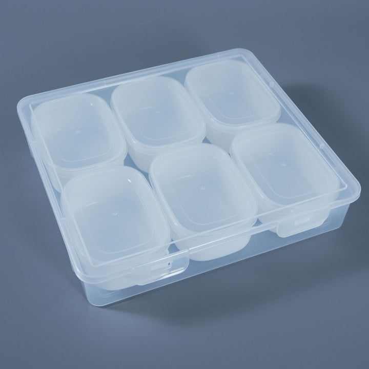 Multi-Functional Clear Craft Storage Container Bowlift