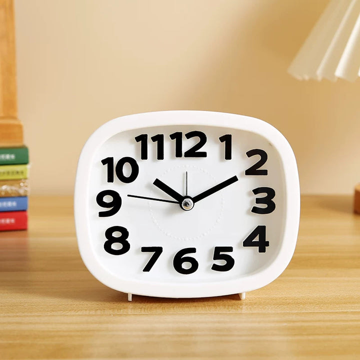 Modern Table Clock In Minimalist Design Bowlift