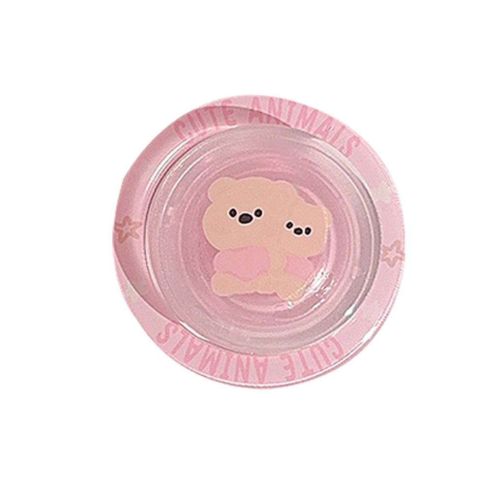 cute animal motif sticker Bowlift