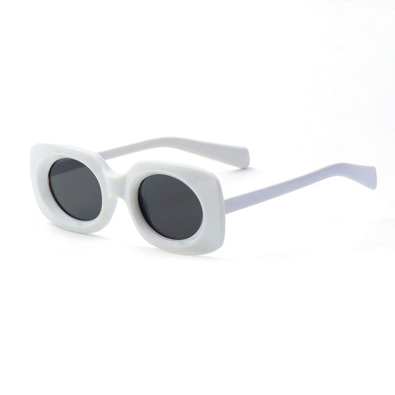 Contemporary Matte Square Sunglasses Bowlift
