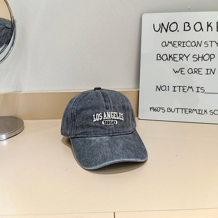 Men's Vintage-Style Cotton Cap Bowlift
