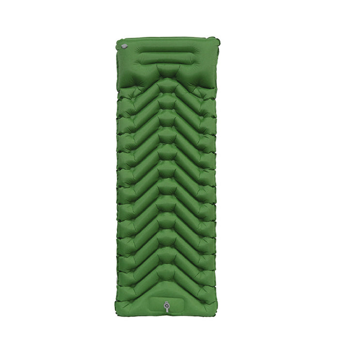 Inflatable sleeping pad with comfort zones Bowlift