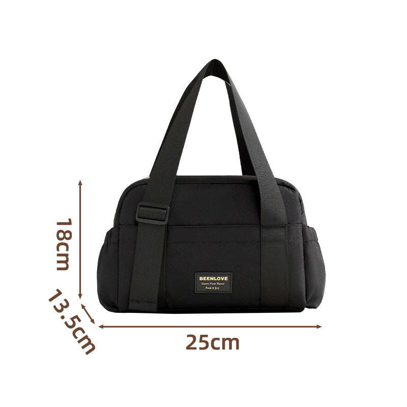 Insulated Lunch Tote with Cute Bow Design Bowlift