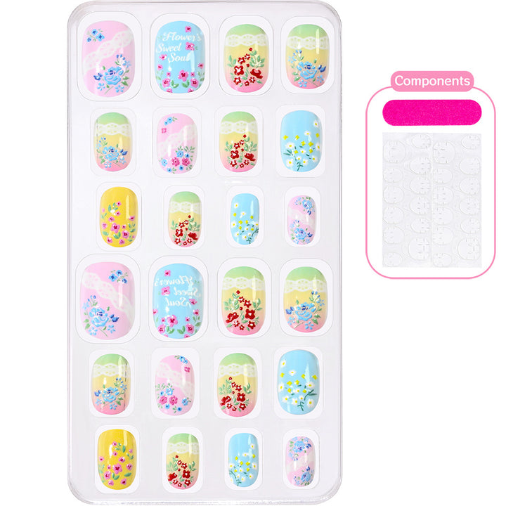 Themed Summer Beach Nail Art Press-On Nails Bowlift
