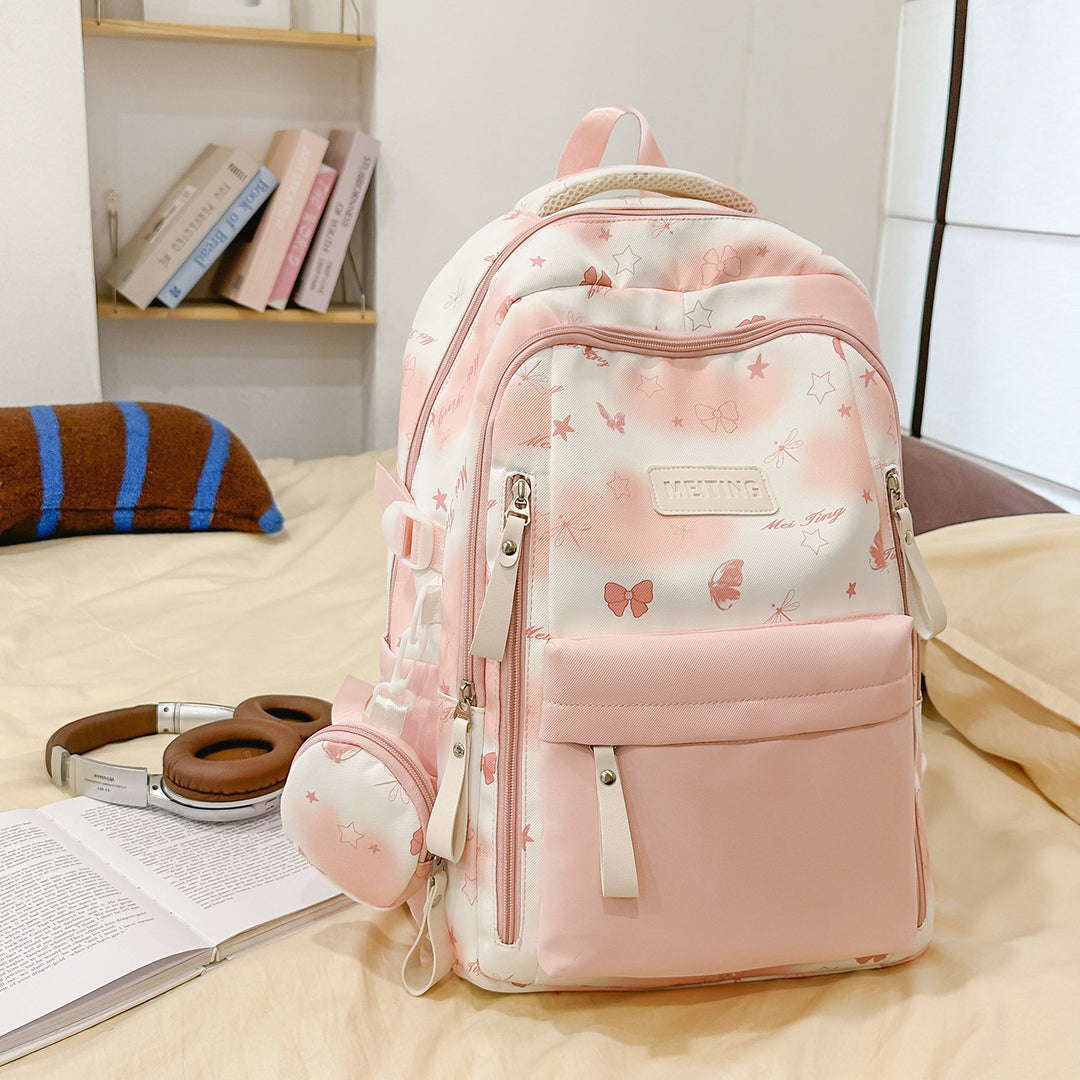 Multi-Functional Graphic Backpack Bowlift