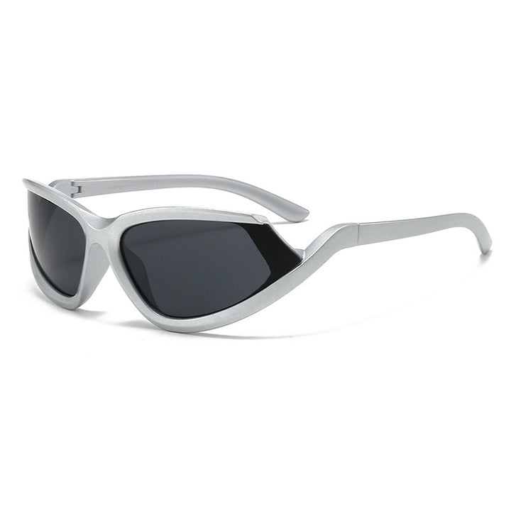 Women futuristic sunglasses with aerodynamic design Bowlift