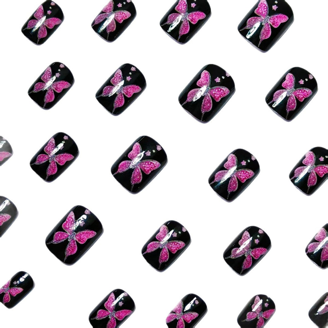 Artistic Butterfly Nail Art Bowlift