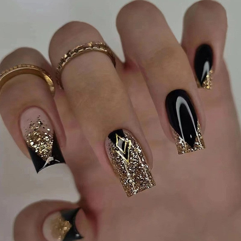 Elegant Floral Bow Press-On Nail Tips Bowlift