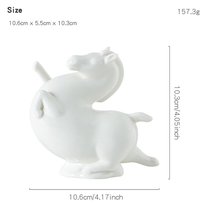 Decorative ceramic figure Bowlift