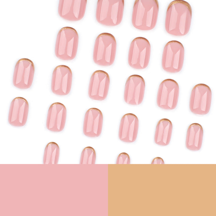 Elegant Nail Art in Modern French Tip Style Bowlift