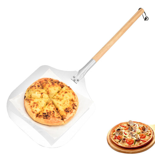 wooden handled long-reach aluminum pizza peel Bowlift