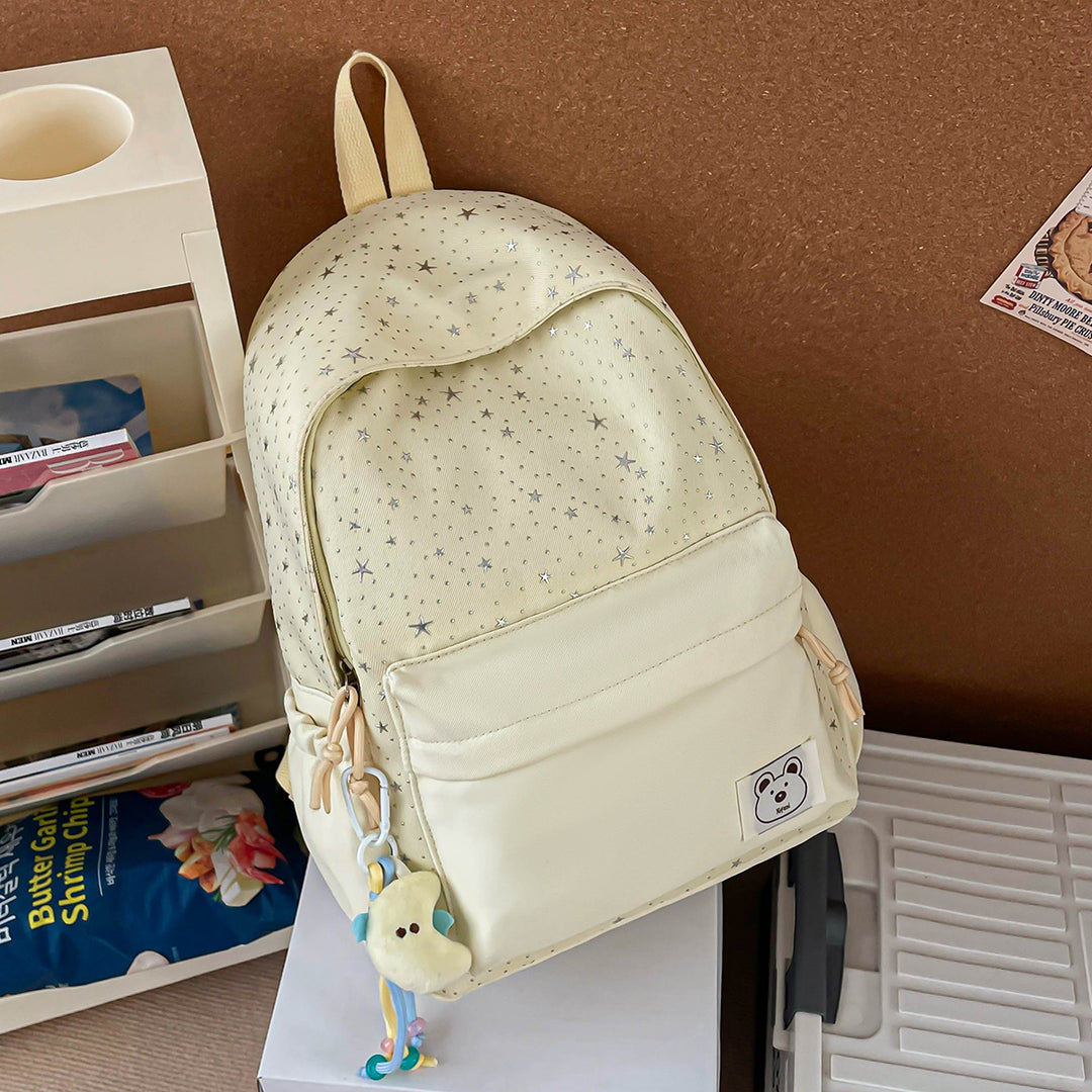 Star-Embellished Everyday Backpack Bowlift