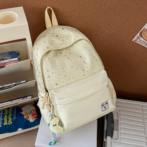 Star-Embellished Everyday Backpack Bowlift