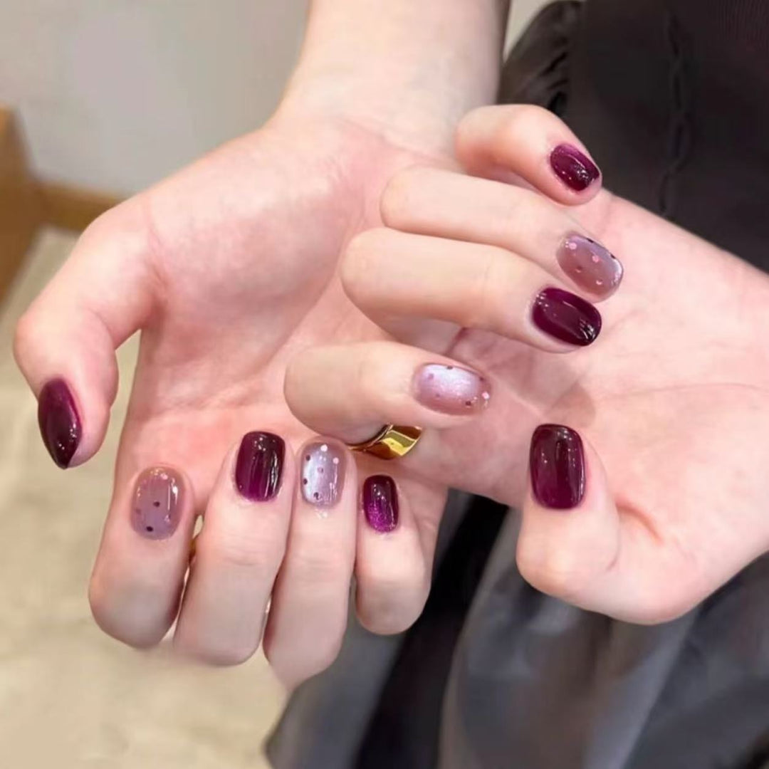 Ombre Glitter Press-On Nail Set Bowlift