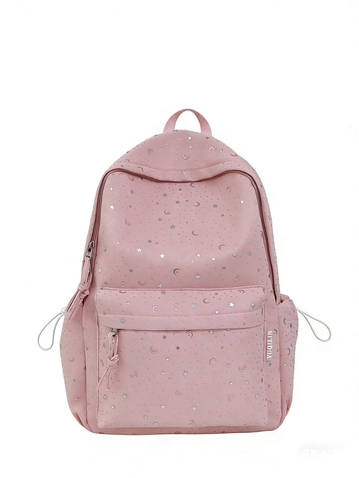Starry Print School Backpack Bowlift