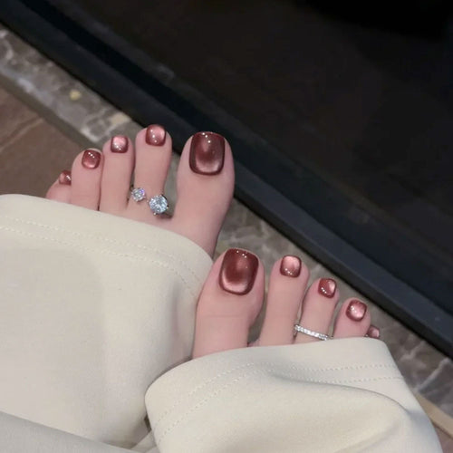 Decorative Rhinestone Toe Nail Art Bowlift