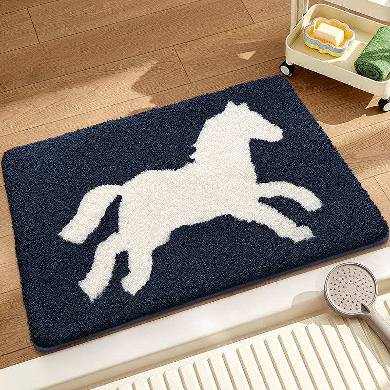 Cute Pet-Themed Bath Rug Bowlift