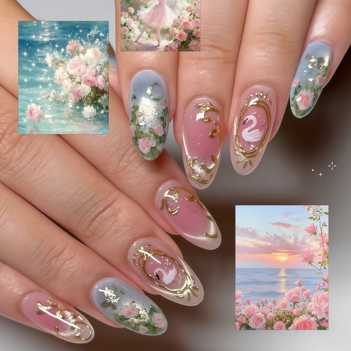Elegant and playful artificial nails Bowlift