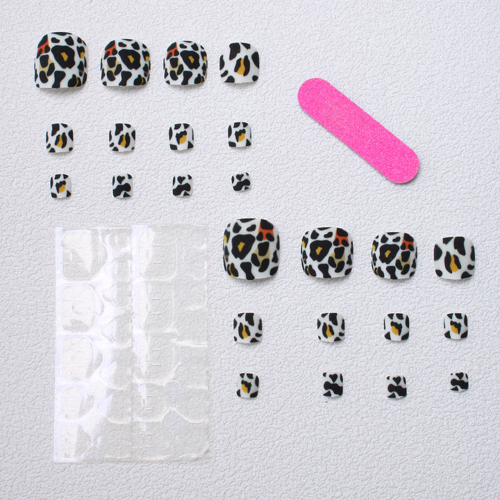 Playful Leopard Print Press-On Nails Bowlift