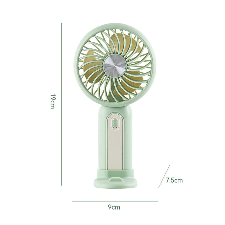 Unisex portable hand cooling fan with Peltier cooling module, stepless speed control and LED digital display Bowlift