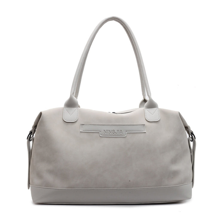 Elegant Leather Travel Duffle