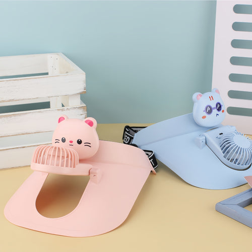 Women's Portable Handheld Fan with Panda Design Bowlift