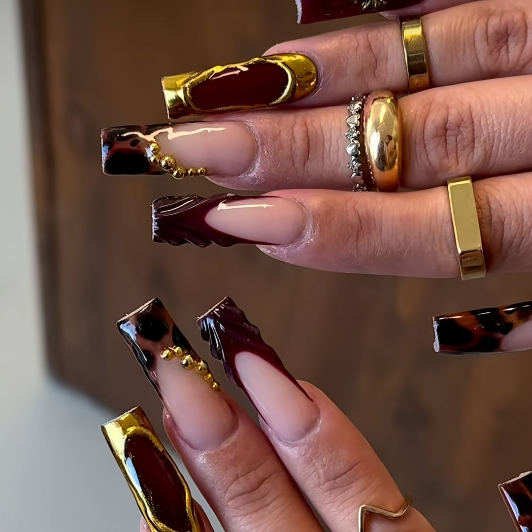 Glamorous Stiletto Press-On Nail Art Set Bowlift