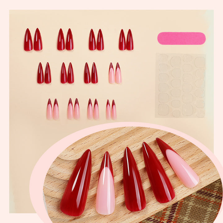 Creative nail set with elegant gradient Bowlift