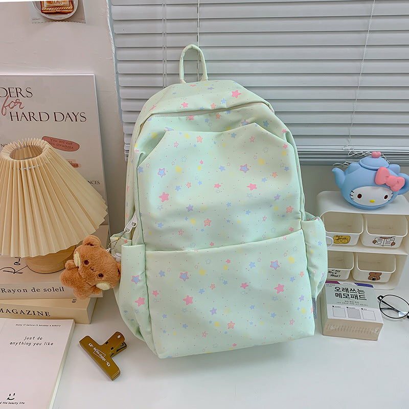 Star-Patterned Lightweight Backpack