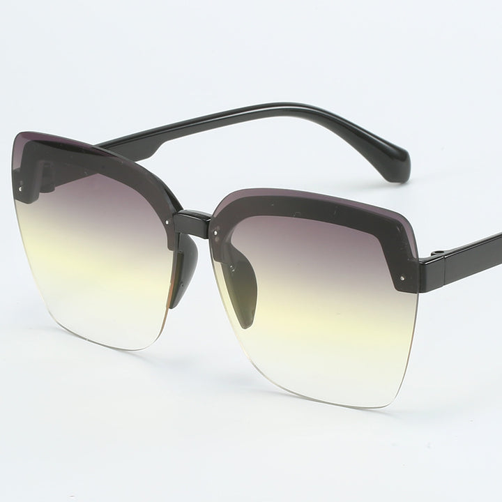 Women's fashion Shield sunglasses with modern, angular design Bowlift
