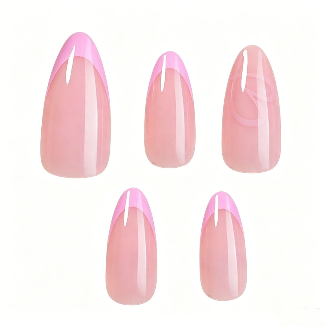 Elegant Stiletto Nail Art Tips with Heart Design Bowlift