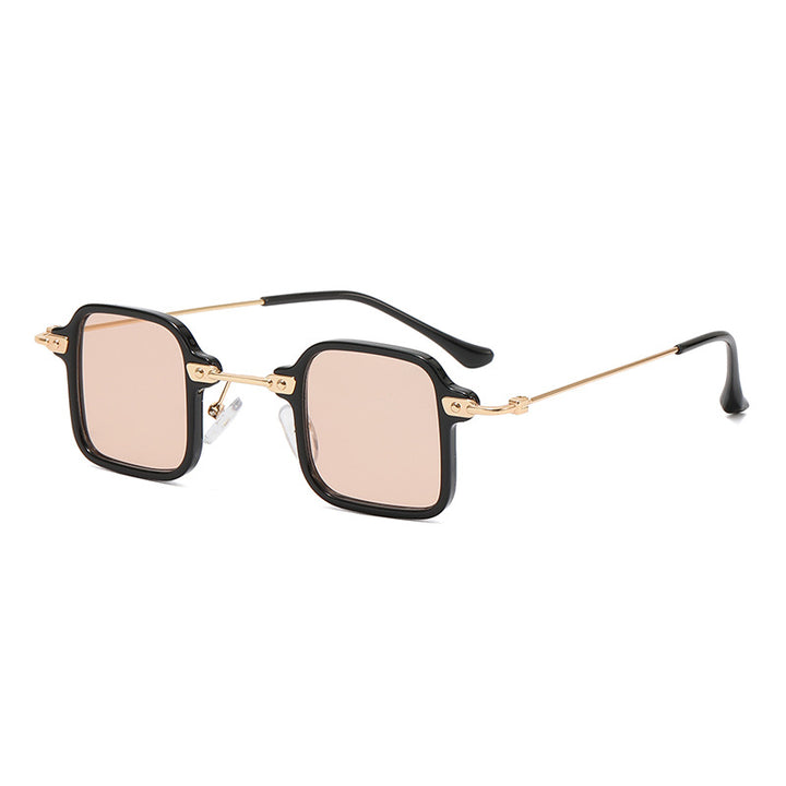Women's geometric sunglasses with stylish metal frame Bowlift
