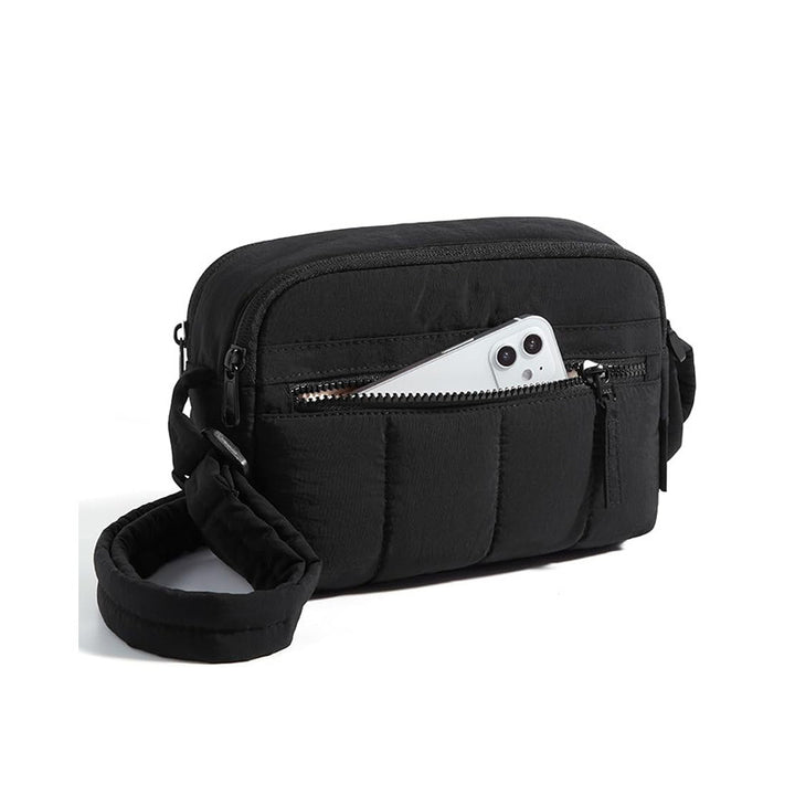 Fashionable shoulder bag with practical compartment division Bowlift