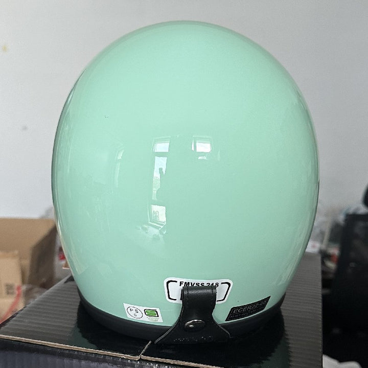 Classic Cruiser Motorcycle Safety Helmet Bowlift