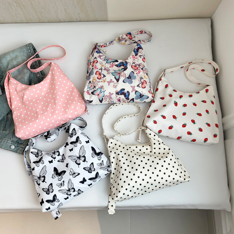 WoStylish Polka Dot Hobo Bag Bowlift