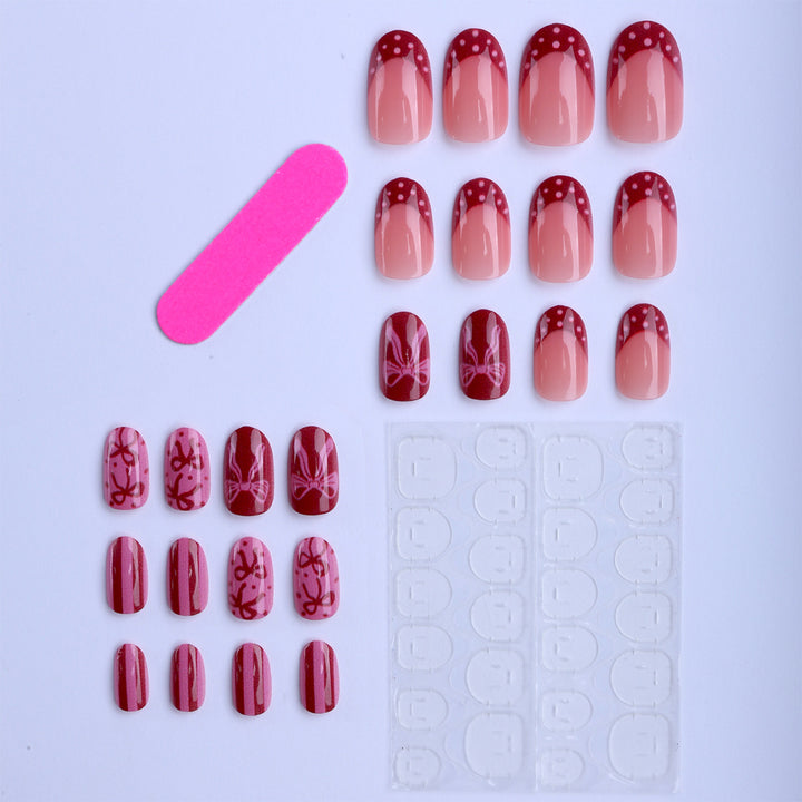 Artificial Nails with Elegant Design Bowlift