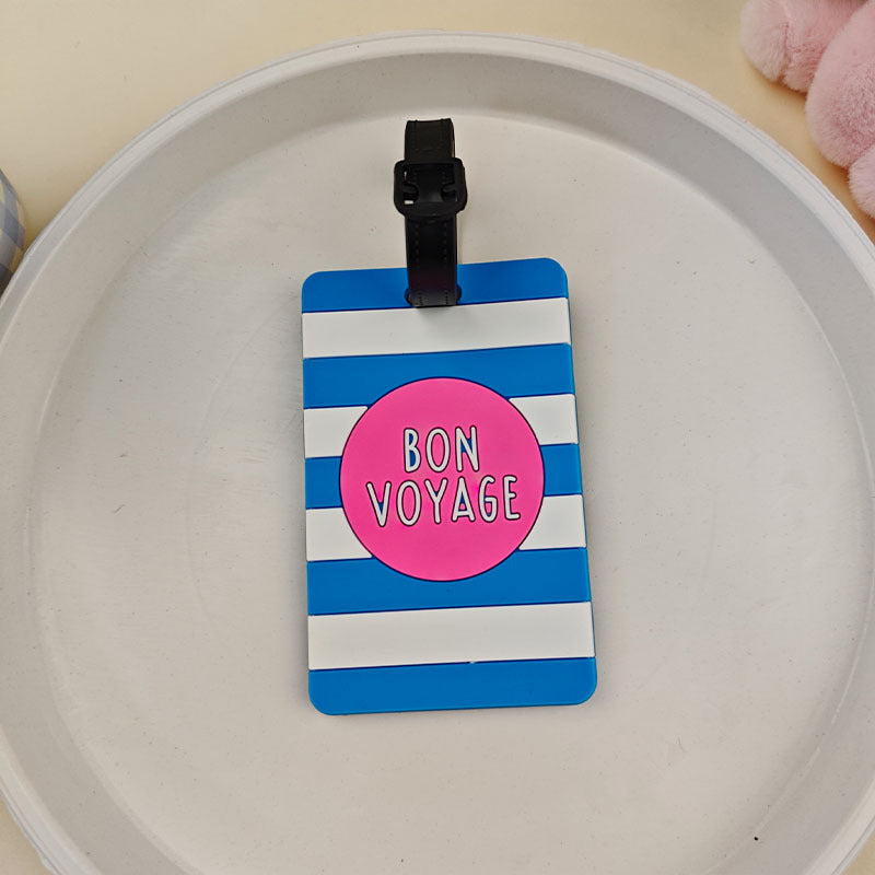 Unisex Vibrant Patterned Luggage Tag Bowlift