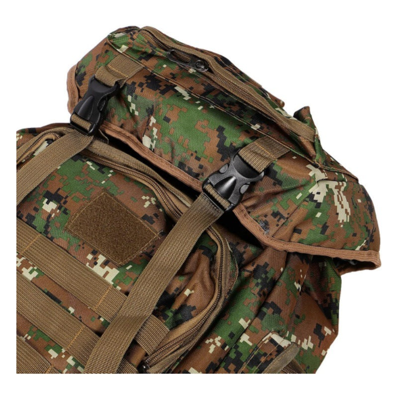 Tactical backpack with modular compartments and breathable back Bowlift