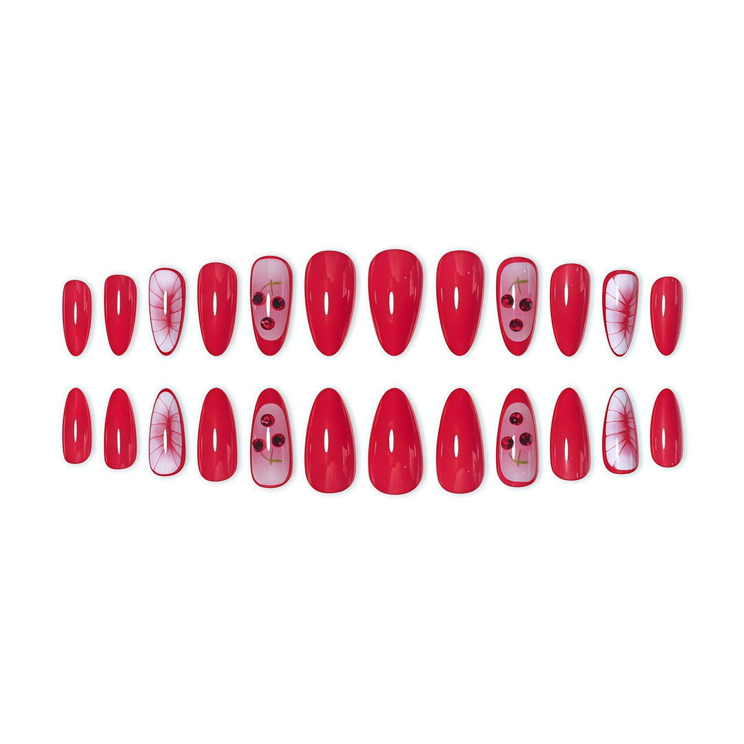 Artistic Cherry Blossom Nail Design Bowlift