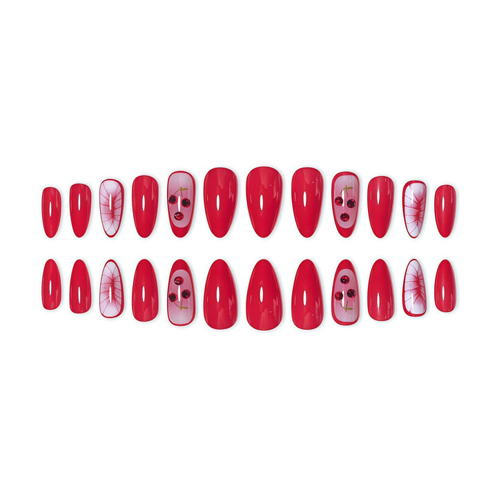 Artistic Cherry Blossom Nail Design Bowlift
