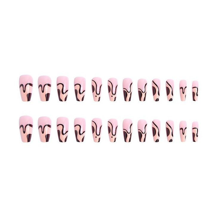 Nail set with elegant curved design Bowlift