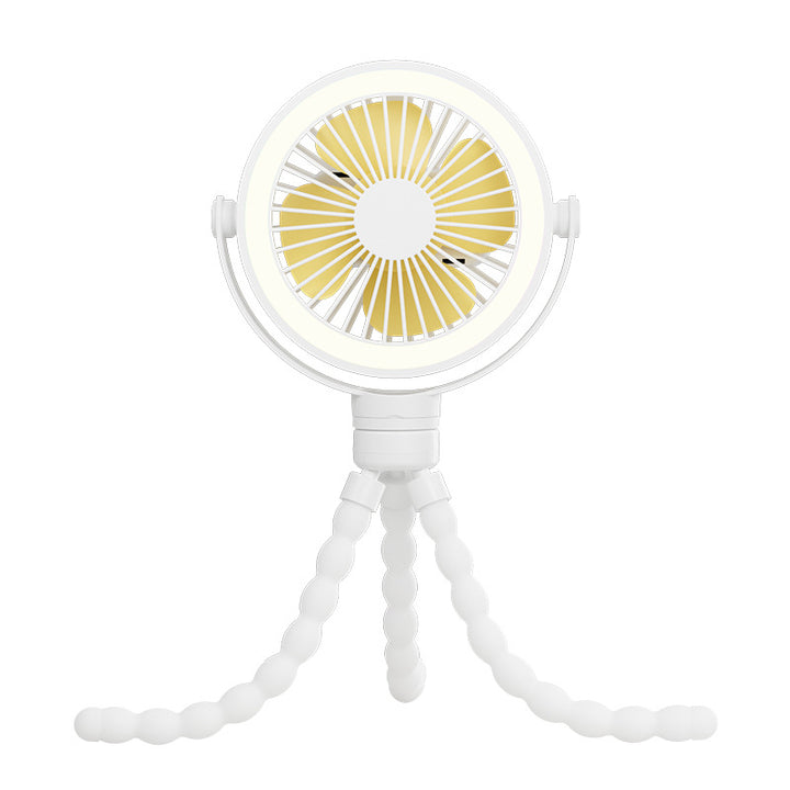 Men's portable fan with flexible tripod Bowlift